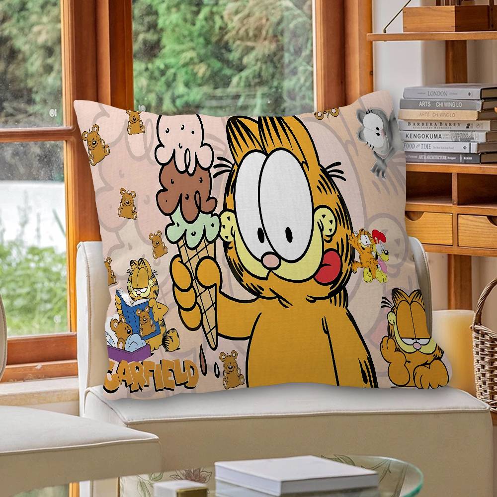 Cute Anime G-Garfields Cat Cushion Cover Decorative Pillow Sofa Home Decor case pillow cases