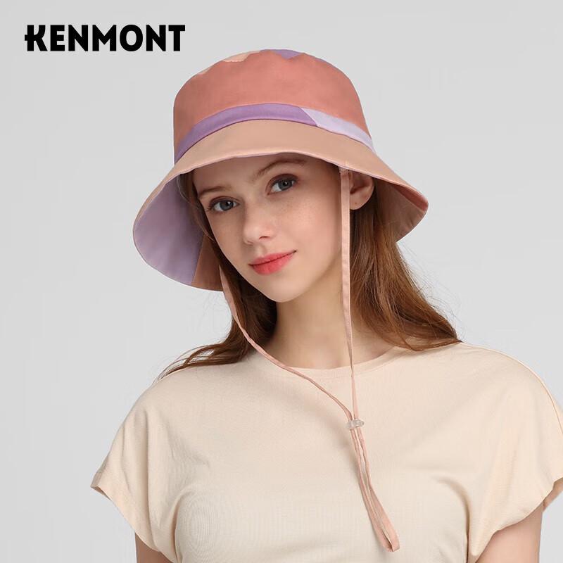 

Женская панама Kenmont с цветовыми блоками и защитой от УФ-лучей 57.5cm