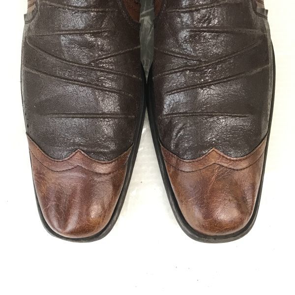 BELEUCHTEN Leder Wingtip Van Loafer 28.0 Braun Business Schuhe(GEBRAUCHT)