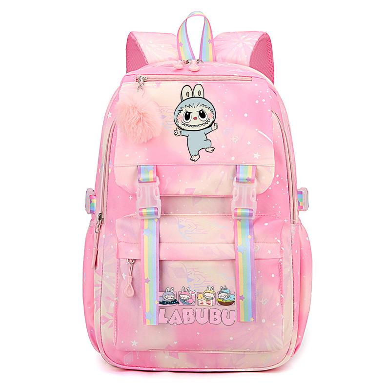 Cute Printed Backpack Teenger Student Kid Girl Boy Schoolbag Bookbag Women Large Capacity Waterproof Schoolbag Travel Bag