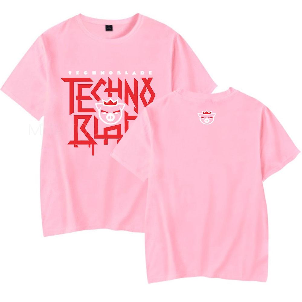 Technoblade Merch Tshirt Hot Sale Summer Tops Short Sleeve Unisex WoUnisex Tshirt Technoblade RIP RIP GOOD GAME Merch Anime Clothes