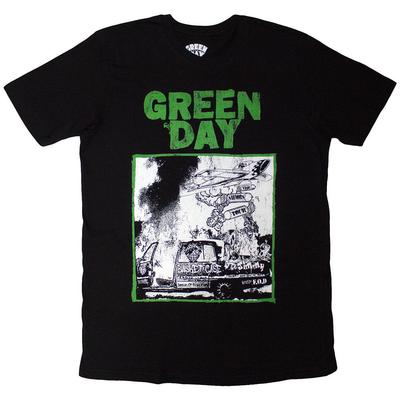 Green Day Unisex Adult Riot Trio T-Shirt