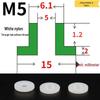 T-förmige Nylon-Dichtungsscheibe M3-M35 Gewinde Isolierabstandshalter