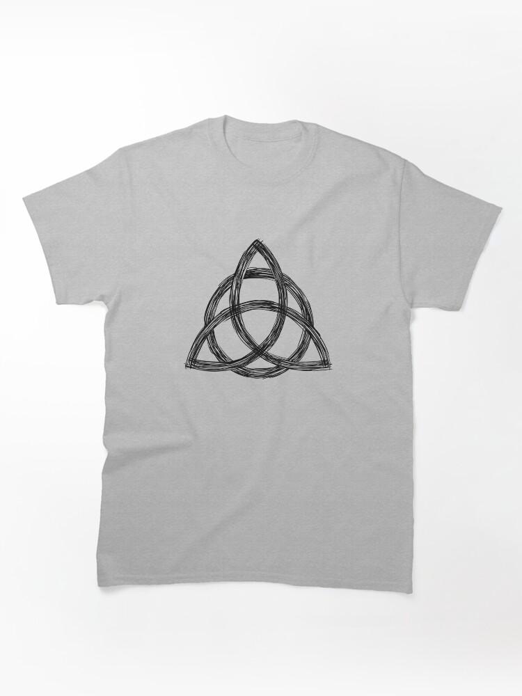 Charmed Charmed Sign / Triquetra / Witches Knot / Witch Symbol / Drawing for Spiritual Women Classic T-Shirt