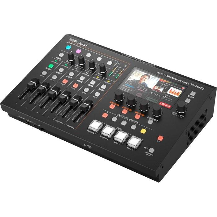 Roland SR-20HD Streaming AV Mixer — Direct Live Streaming, Auto-Mixing/Switching