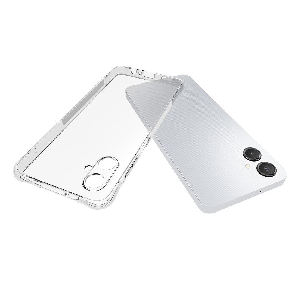For Samsung Galaxy A06 5G Case WANLONFENG WL Series 2.0mm TPU Phone Cover with Tempered Glass Film