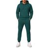 Men's Hooded Sweatshirt and Sweatpants Set Versatile Casual Athletic Outfit
