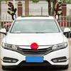 Christmas Reindeer Car Decorations LED Lighting Rudolf Reindeer Antlers Red Noses Car Decorations Kit Christmas Auto  Decor