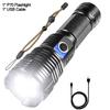 New XHP70 LED Flashlight XHP50 LED Flashlights USB Rechargeable Flashlight Zoomable Torch Waterproof Torch Camping Flashlight