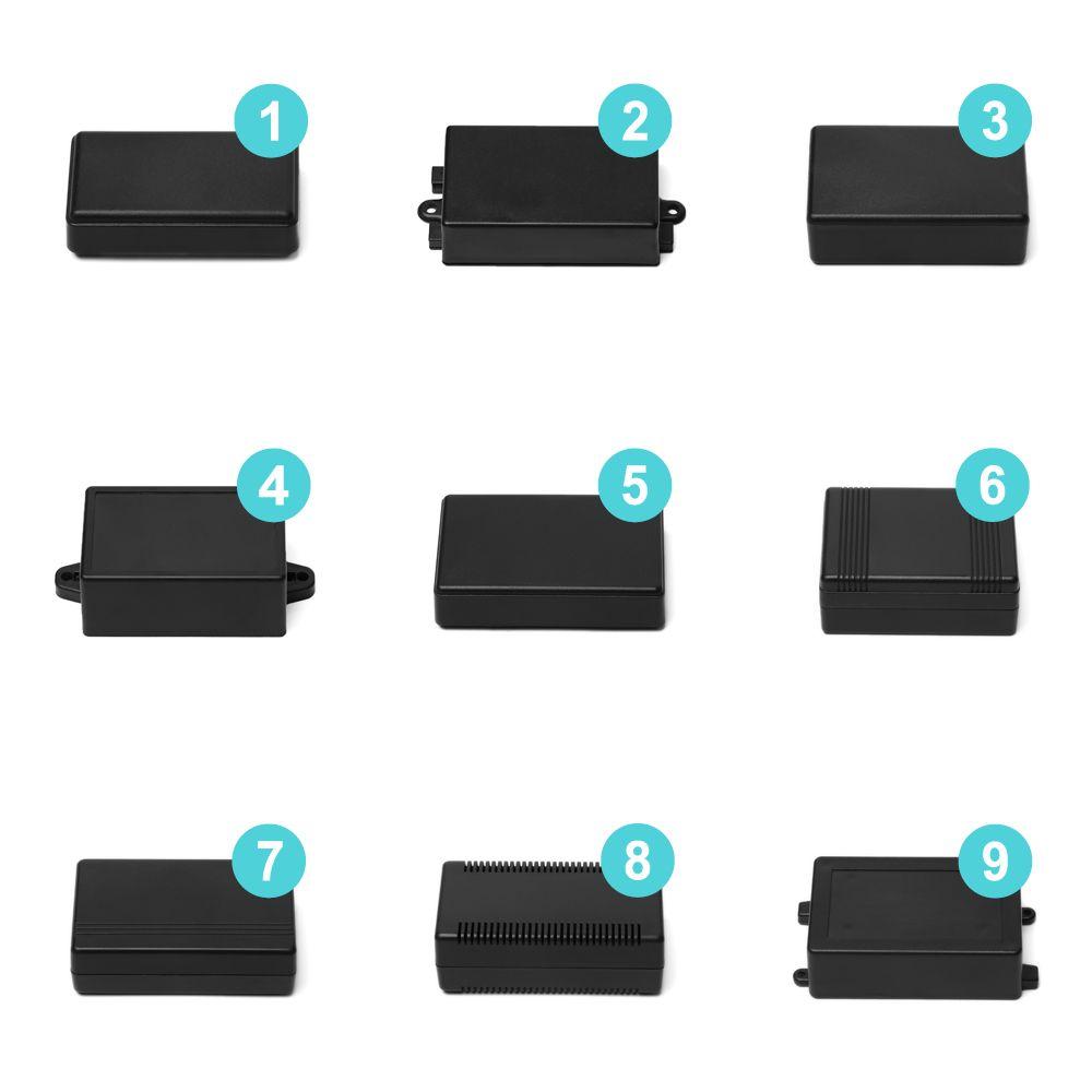 9 Sizes Black ABS Plastic High Quality Waterproof Cover Project Instrument Case Enclosure Boxes Electronic Project Box