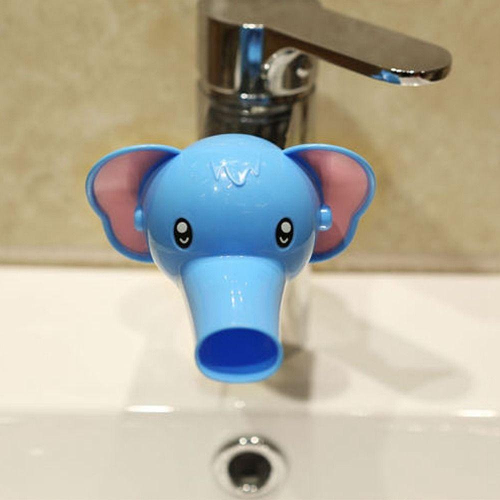 Silicone Baby Washing Helper Splash-proof Cartoon Faucet Extender Cute   Kids Hand Washing