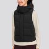 Skechers Basic Sports Series Hooded Waterproof Warm Solid Color Down Vest Women vest P425W086-0018