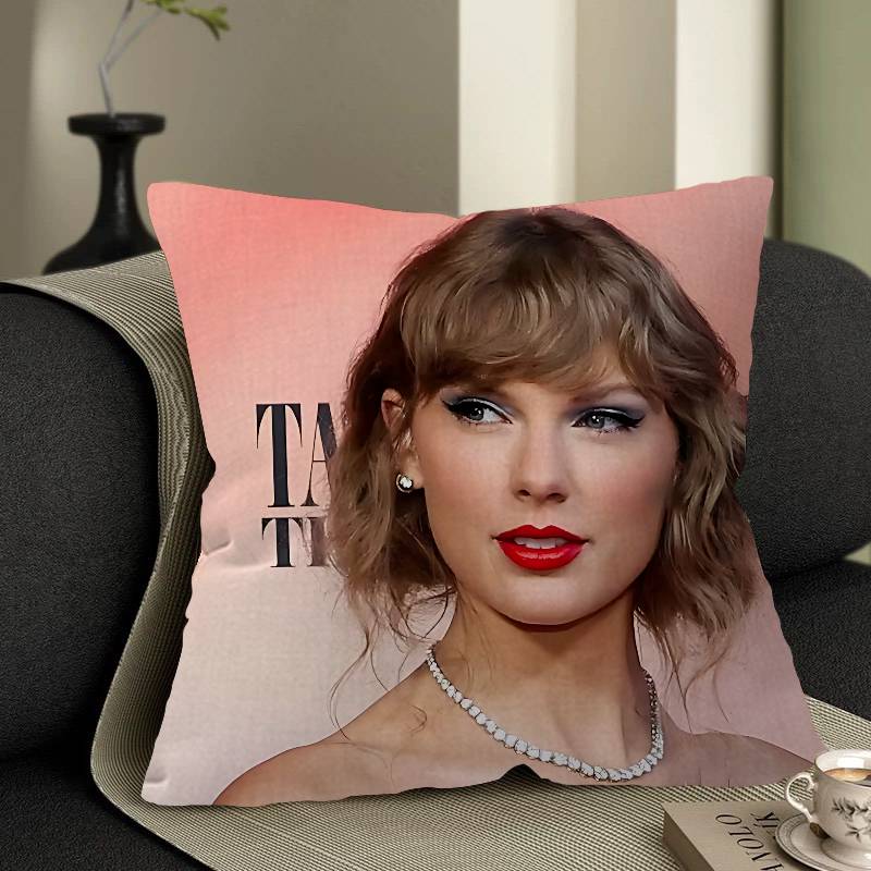 T-Taylor-Swifts Singer Pillowcase Toon Gift Cushion Cover Bedroom Home Sofa Chair Seat Decor Pillow Case