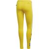 adidas Pharrell Williams Retro Sportliche Leggings mit Buchstaben Komfortable Seitenstreifen Freizeithose Damen Hose Gelb FR9082