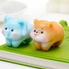2 Pcs Cartoon Animal Figurine Cute Pig Panda Computer Monitor Decoration Duck Elephant Statues for Office