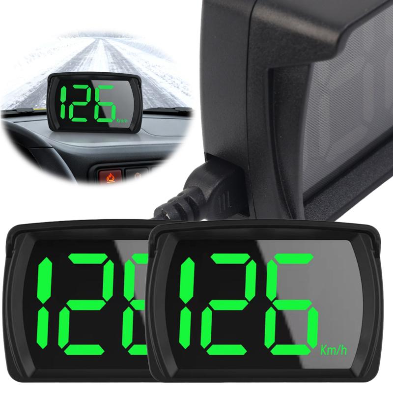 Head-up Display Driving Safety Assistant for (HUD) Vehicles GPS Speedometer Car Digital Head Up Display Shows Real Time Speed
