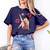 Betty Boop Sexy Style Series Printed TShirt Betty Boop Lover Gift Tee Women Cotton Short Sleeve Classic Cartoon Shirt