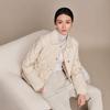 Piumino donna autunno e inverno nuova moda bavero donna piccolo profumo piuma d'anatra bianca caldo versatile giacca