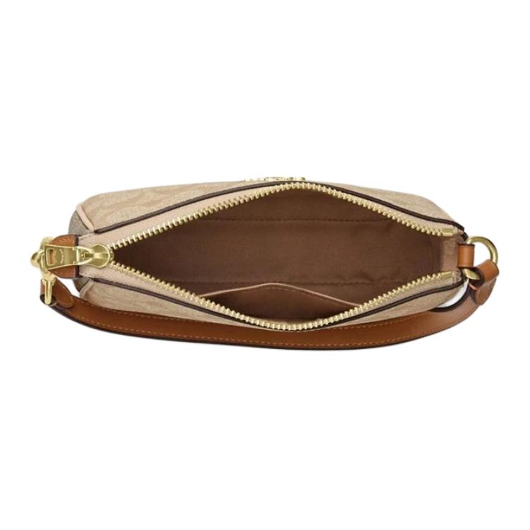 Coach Nolita 19 Classic Monogram Print Vintage Zipper PVC Leather Underarm Bag Mahjong Clutch Handheld Shoulder Bag Small Women Bags CS444-IMU4V