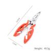 Outdoor Fishing Gear Accessories Stainless Steel Lure Pliers Fishing Clippers With Bag Multi-purpose Hiking Fishing Scissors