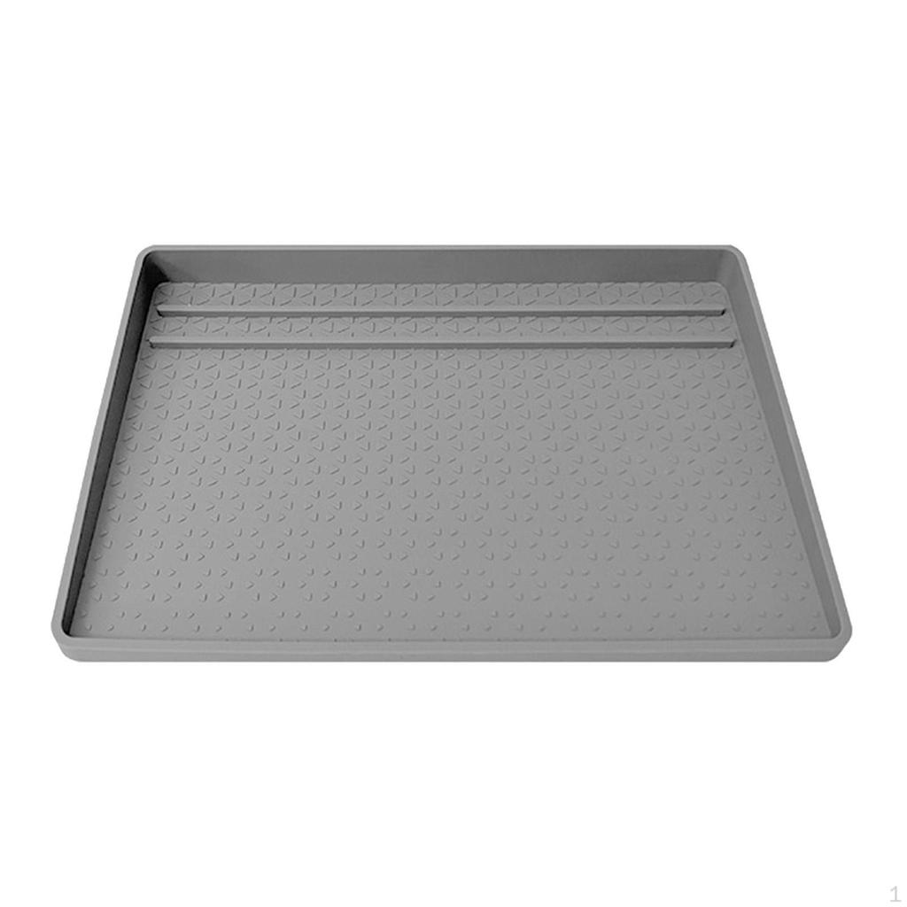 Coffee Machine Mat Silicone Maker Pad Heat Resistant Bar Reusable Table Soft Non Slip