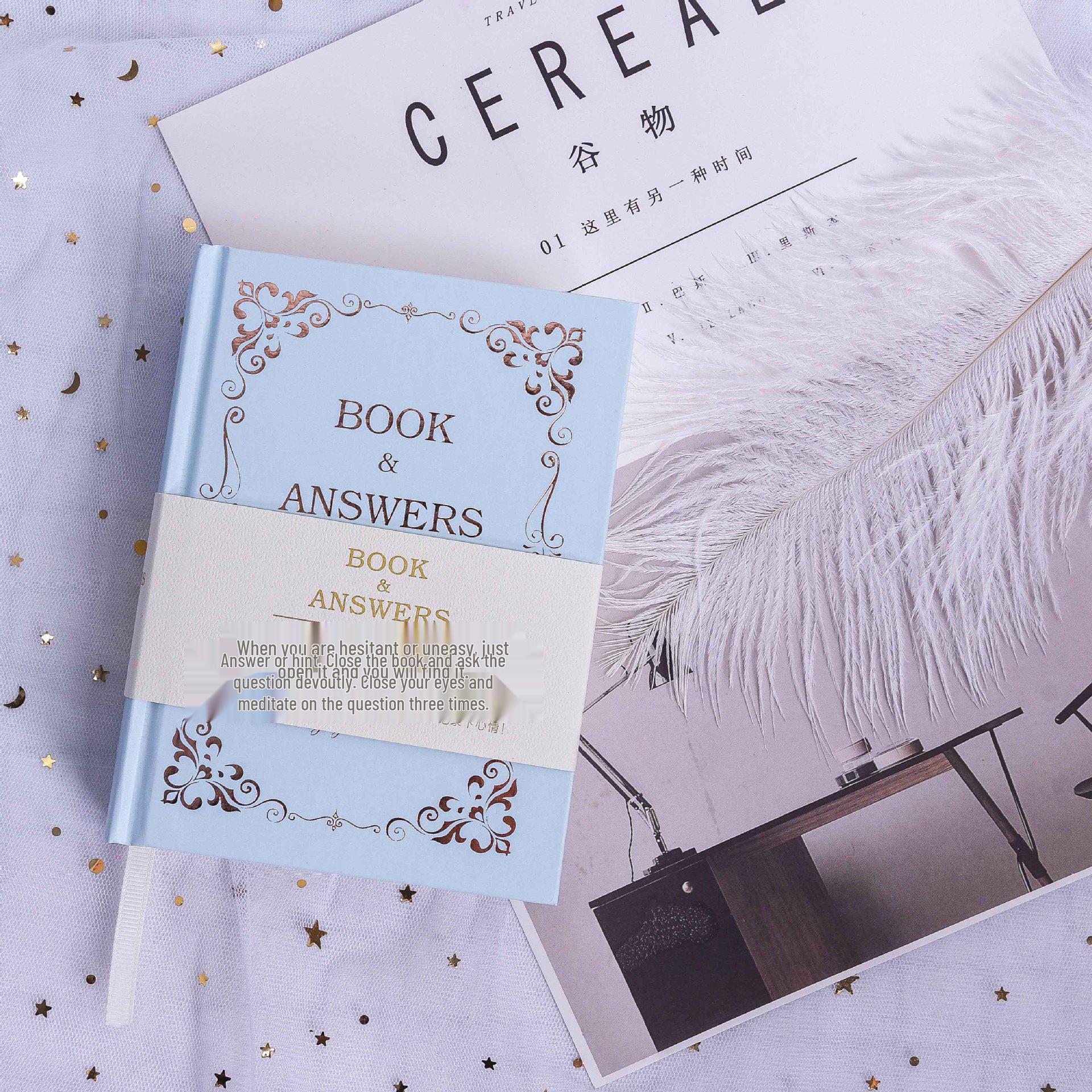 Portable Bilingual Magical Answer Mini Notebook - Creative High-Value Birthday Gift