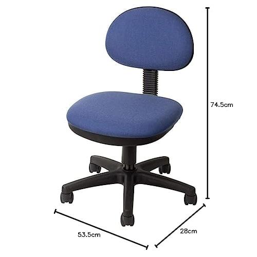 Nakabayashi Office Chair Desk Chair No Tools Required Easy Assembly Blue Z0612