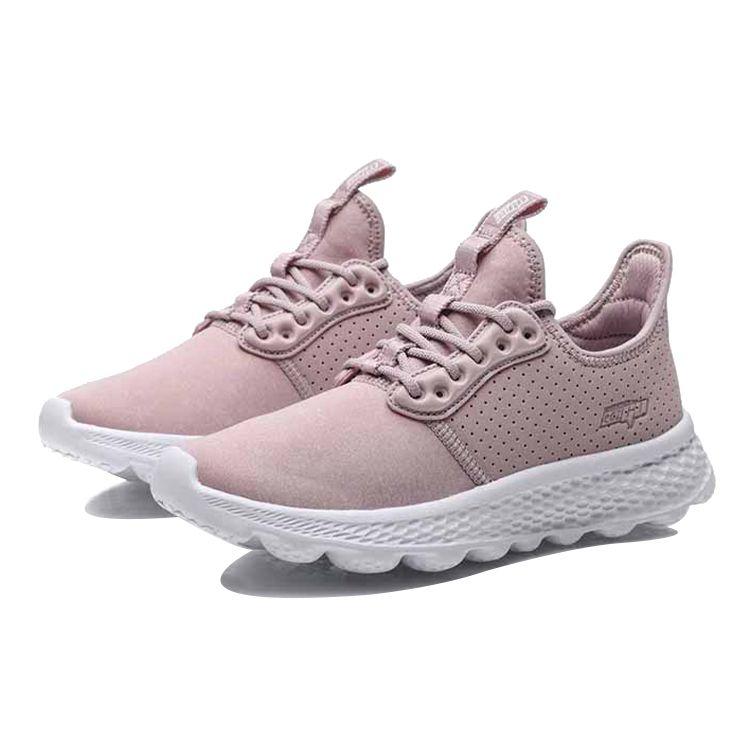 Li Ning Eazgo Comfort Series Shock Absorbing Sports Shoes Women Sneakers Ice-Purple AREP016-2