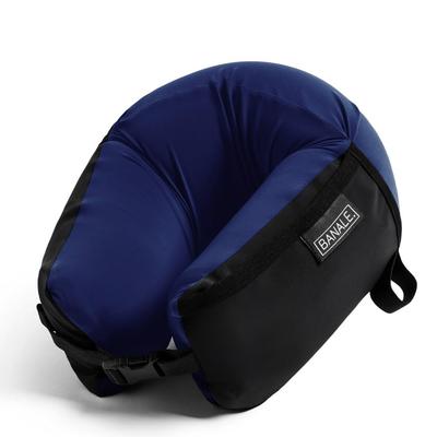 BANALE OMNI PILLOW 3-in-1 Portable Memory Foam Neck Pillow, Navy (BA-001NV)
