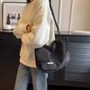 Large Capacity Women's Canvas Bag - Korean Style Student Casual Solid Color