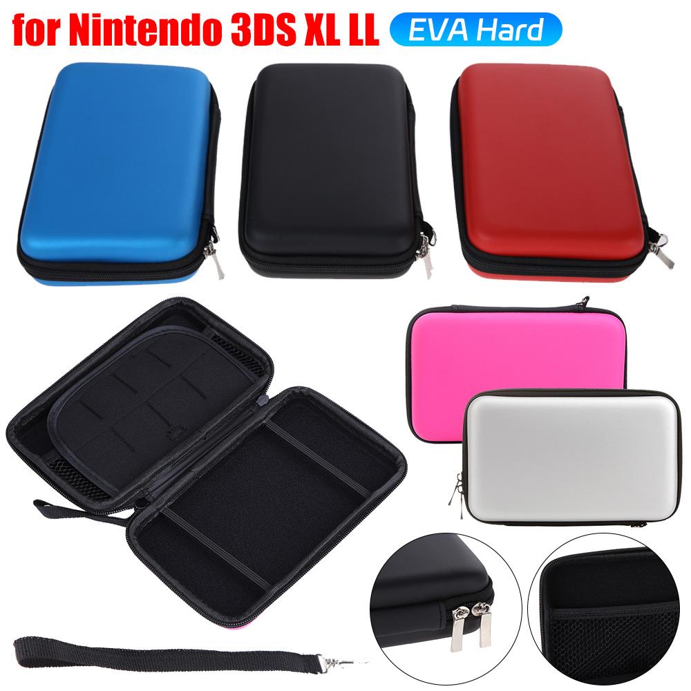 EVA Skin Carry Hard Case Bag Pouch for Nintendo 3DS XL LL with Strap Durable All Around Protective Case for New 3DS XL 3DS LL