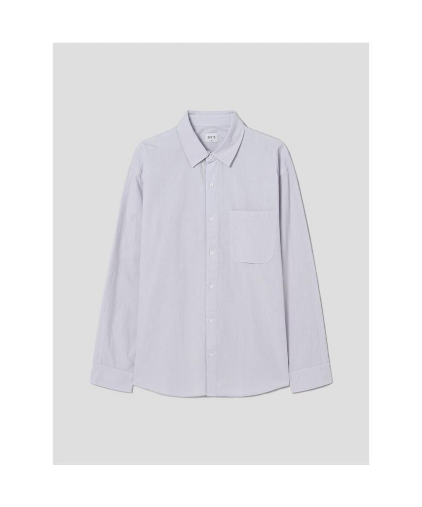 SHIFT.G Solid Cloud Shirts Light Gray