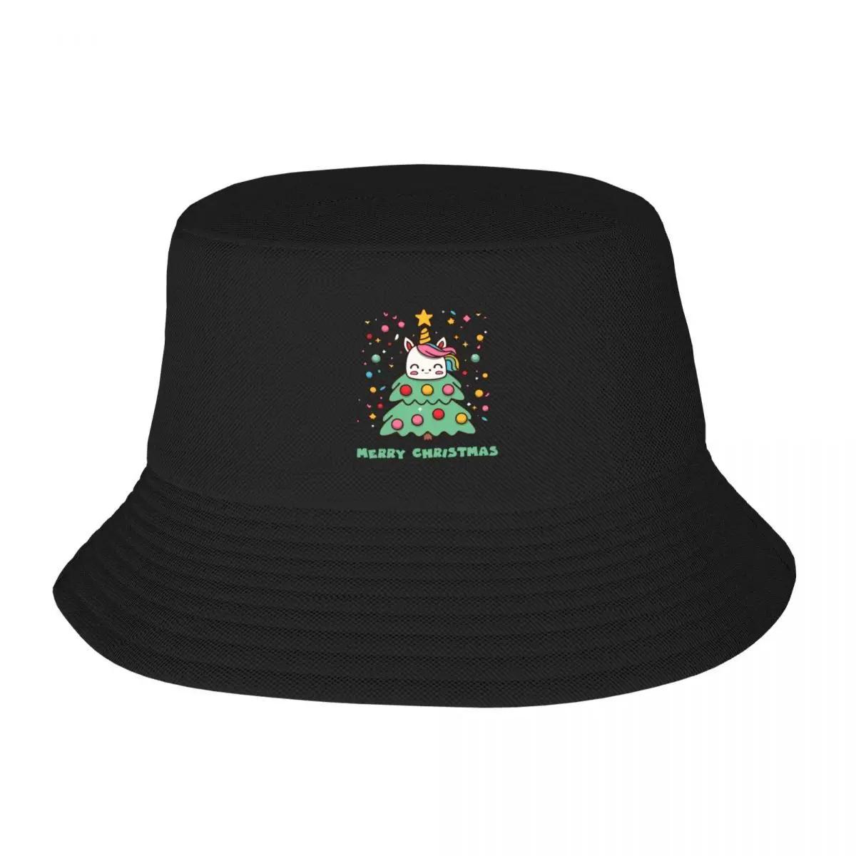 New Merry Christmas Unicorn Bucket Hat Bobble Hat Visor Foam Party Hats Anime Hat Womens Golf Wear Unisexs