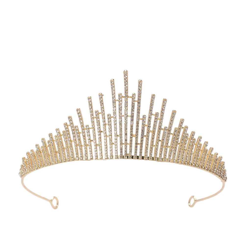 Korean Style Bridal Alloy Rhinestone Simple and Elegant Crown Suitable for Ladies To Wear At Wedding Banquets