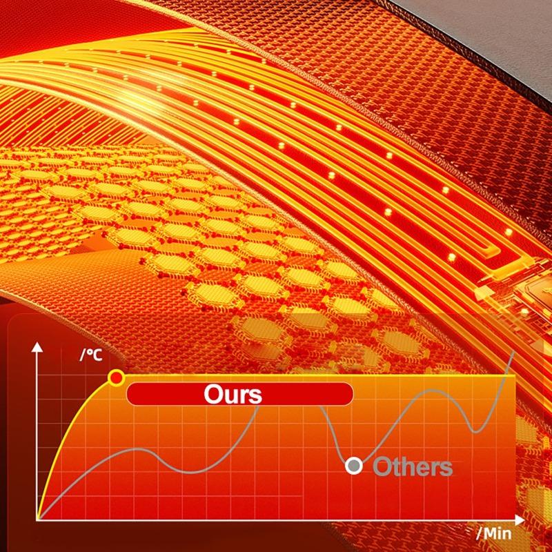 Desktop Heating Pad Electric Heating Writing Mouse Pad For Office Computer Desks Study Full-area Heated DeskPad Winter Best Gift