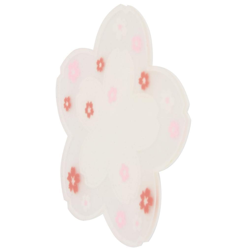 Flower Pattern Coasters Heat Insulation Coaster AntiSlip Cup Mats Tabletop   Prevent Furniture Damage(Pink )
