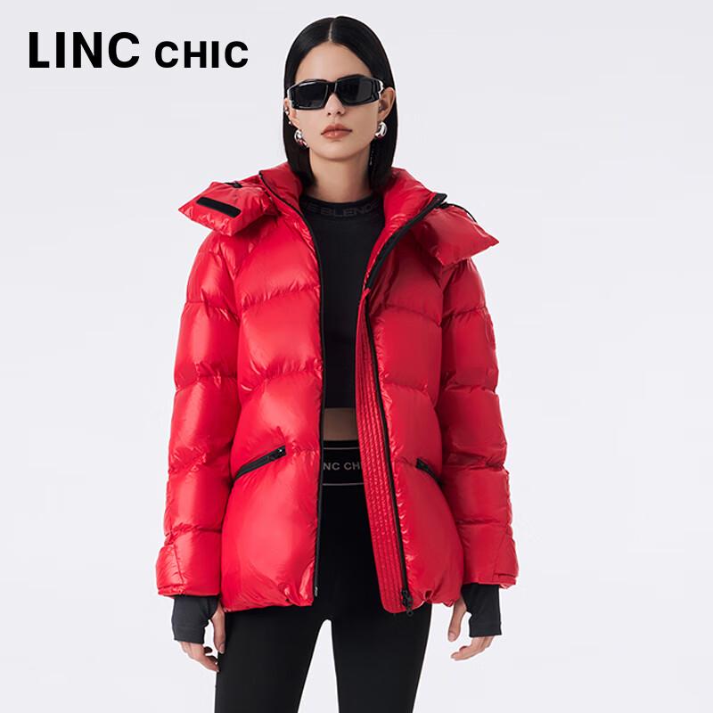 Jinyujie Women s 90% Duck Down Short Puffer Jacket M
