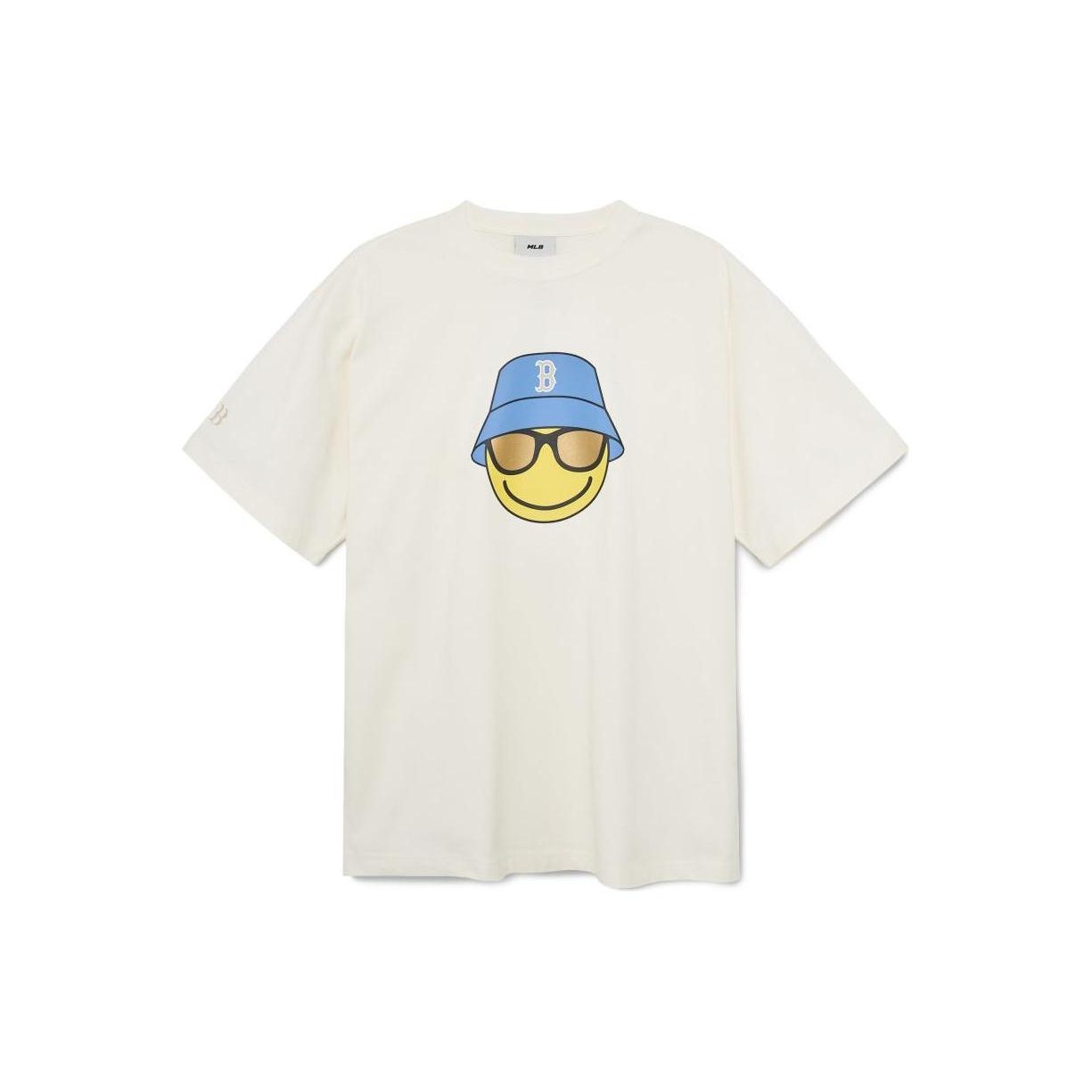 

New MLB Set-in Sleeve T-Shirt Women s White 3ATSJ0233-43CRS XL