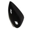 2Pcs Car Door Side Mirror Caps Gloss Black Rear View Side Mirror Housing For Ford Fiesta MK7 Rear View Side Mirror Housing
