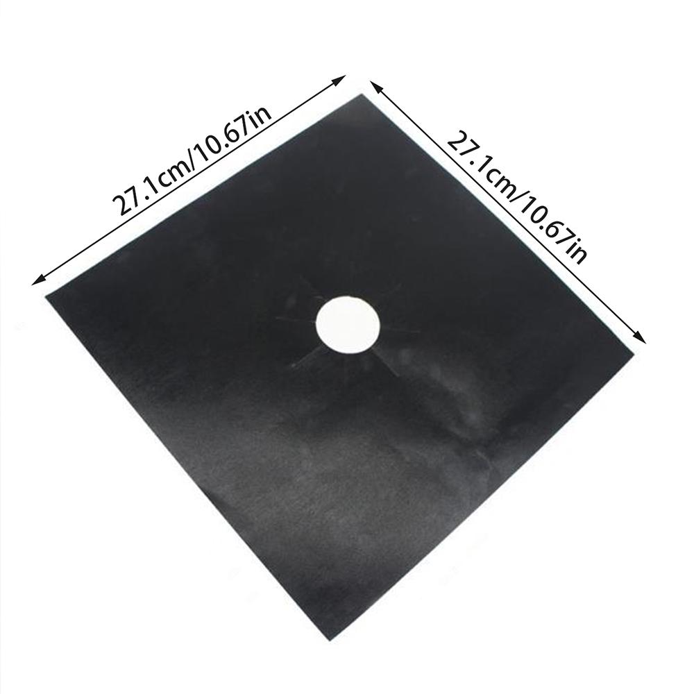 6Pcs Stove Burner Covers Gas Stove Burner Liners Non-Stick Reusable Gas Range Protector Kitchen Cookware Accessories