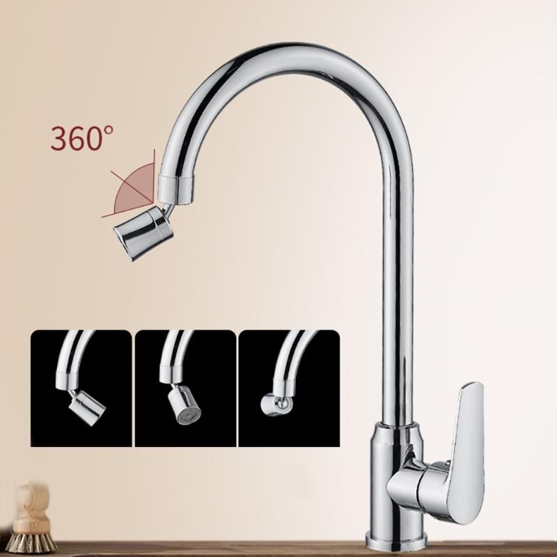 360 Degree Rotating Kitchen Faucet Extender Extension Nozzles Universals Faucet Aerator Splashes Filter Water Saving