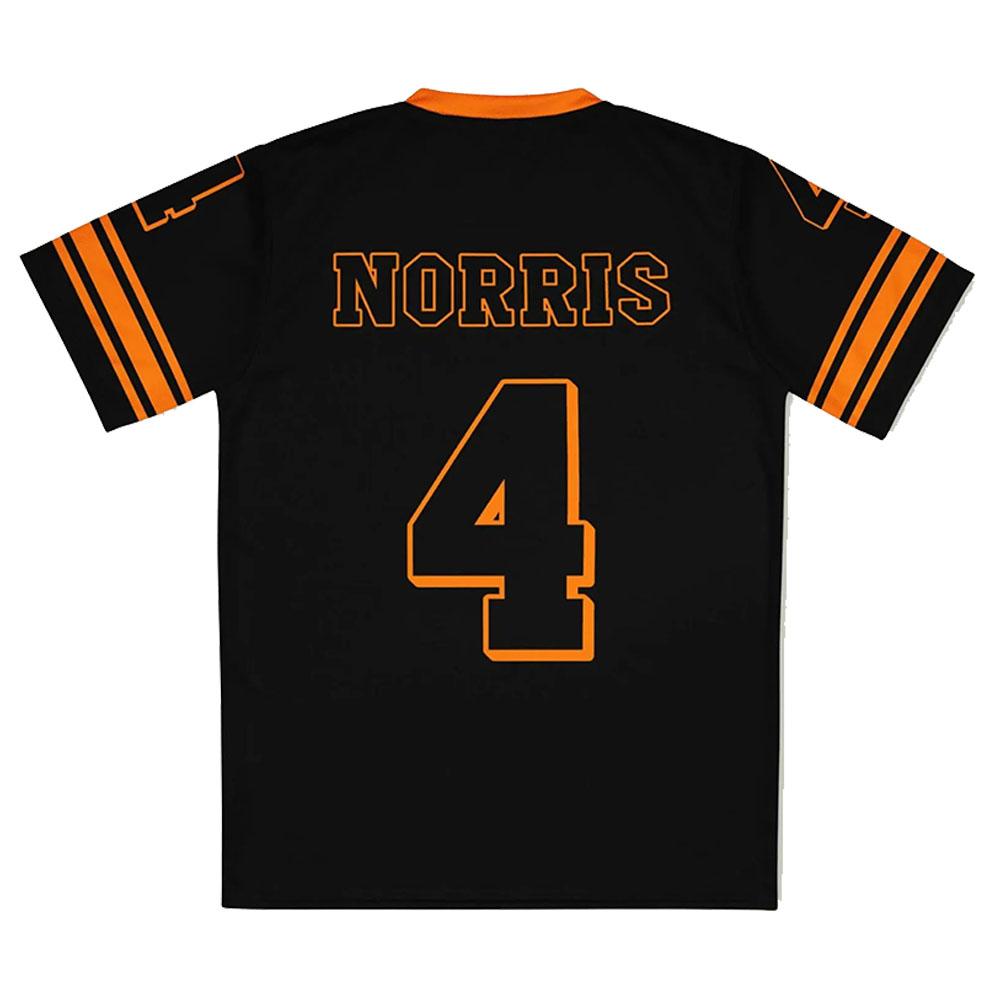 Racing Driver Lando Number 4 Norris Jersey Tees Loose Short Sleeve Casual Unisex Streetwear T-shirt Crew Neck Casual T Shirts