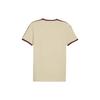 Puma Man City Year of the Rabbit Series Mcfc Ftblheritage T7 Tee Mini Logo Crew Neck Pullover Short-Sleeve Sports T-Shirt Men's Oatmeal