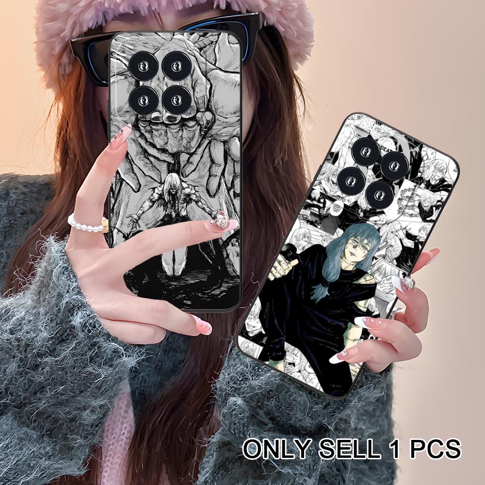 JJK Mahito Phone Case for Xiaomi 15 14 13 12 Mi 11 T Ultra Lite Pro S X 5G Soft TPU Shockproof Cover