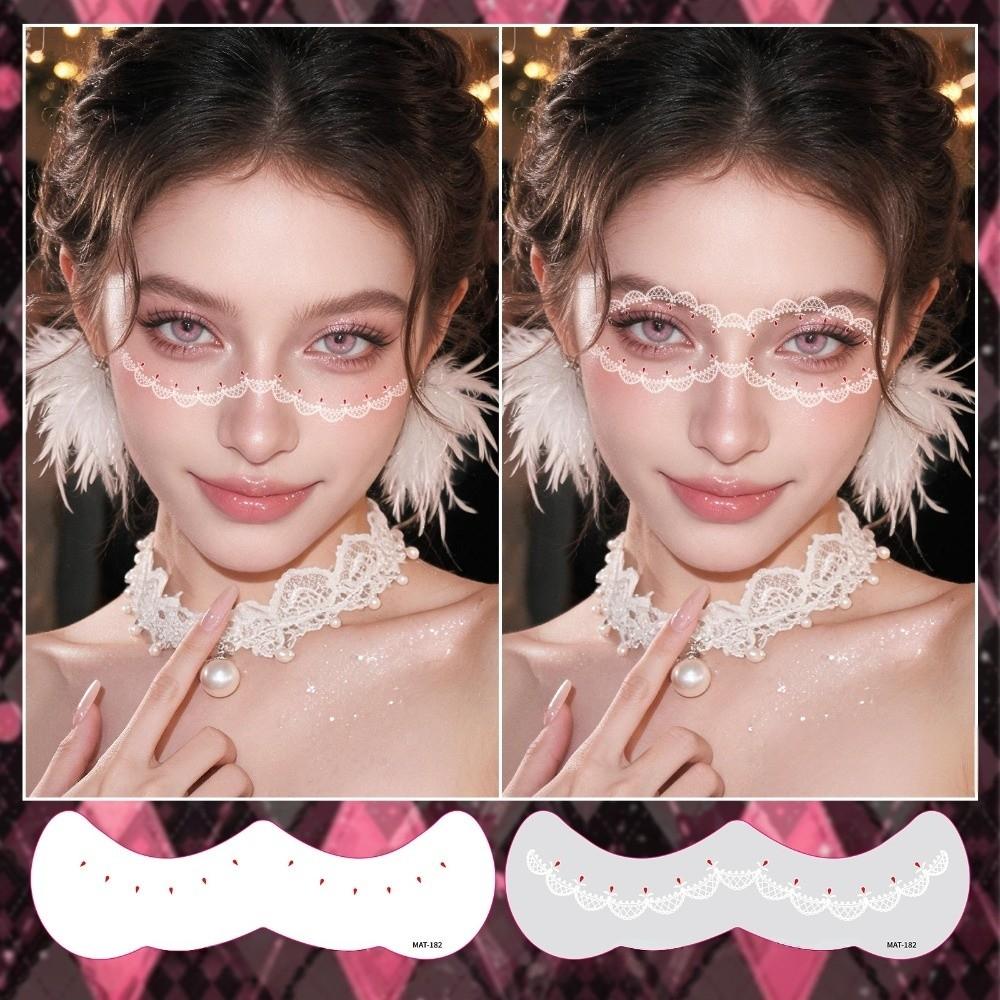 2 Sheets Long Lasting Vine Stickers Tattoo Stickers Waterproof Makeup Stickers Cosplay