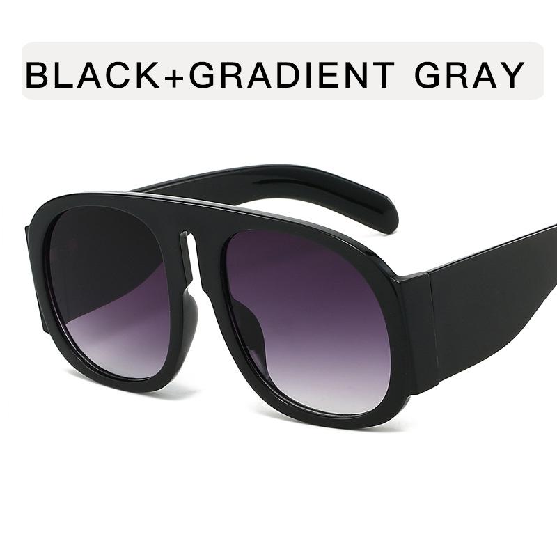 Vintage Luxury Brand Designer Sunglasses Oversized Pilot Sun Glasses Women For Men Shades Big Frame Popular Eyewear Uv400