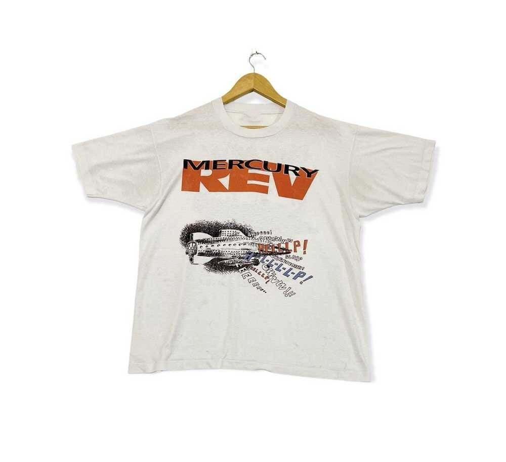 

Vtg Mercury Rev band White Color Cotton Shirt Adults PP1697 Unisex T-Shirt XXXL