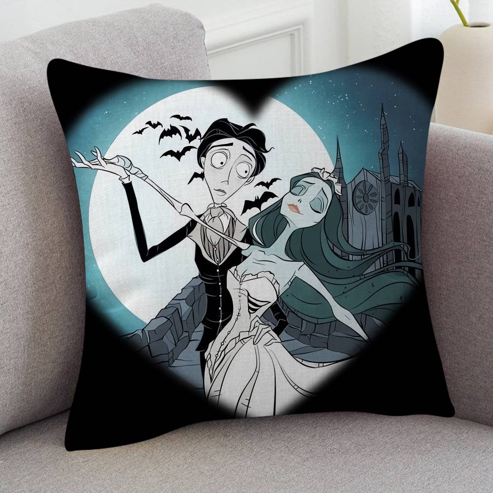 Anime Corpse Bride Game For Cartoon Print Peripheral Pillow Case Cushion Cover Home Decor Birthday Gift Pillowcover