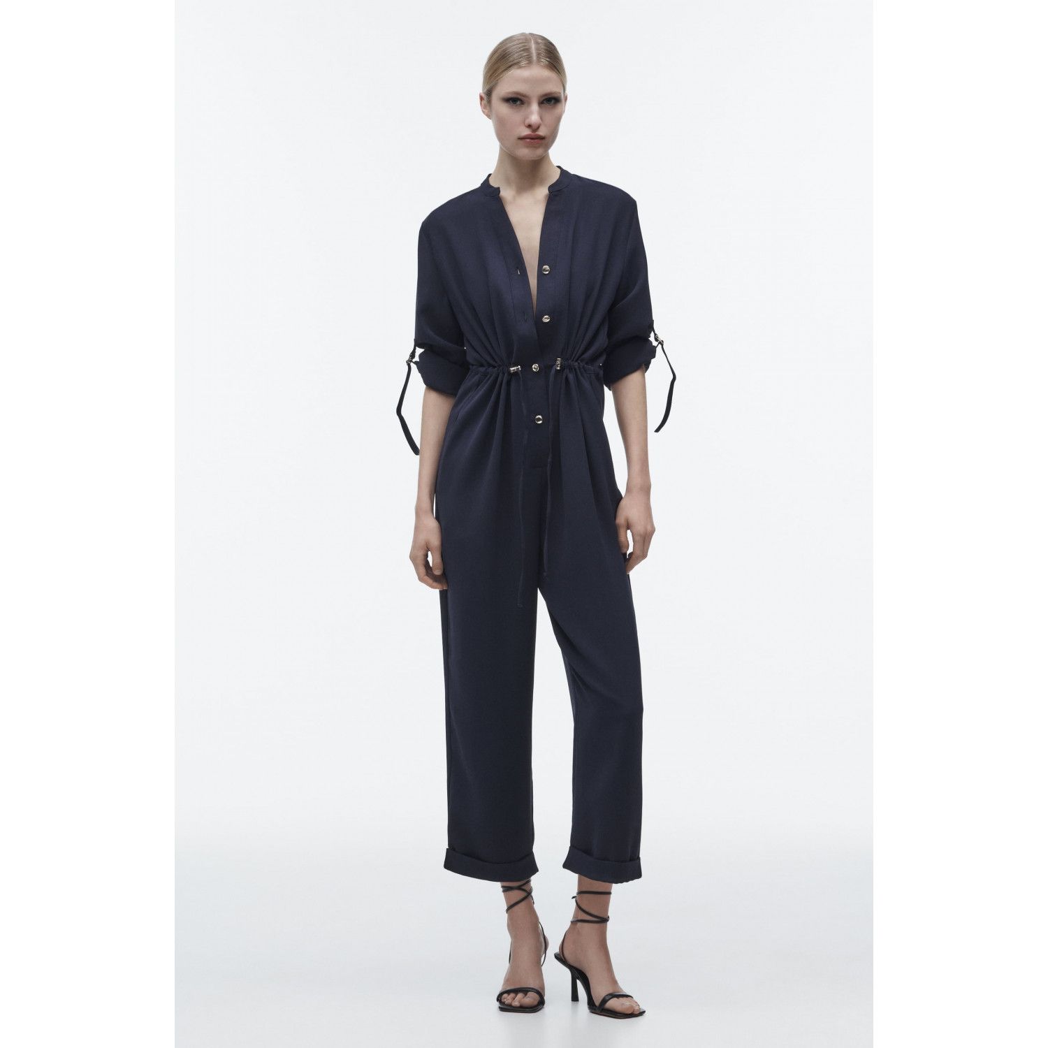 

JUMPSUIT WITH ADJUSTABLE WAISTBAND