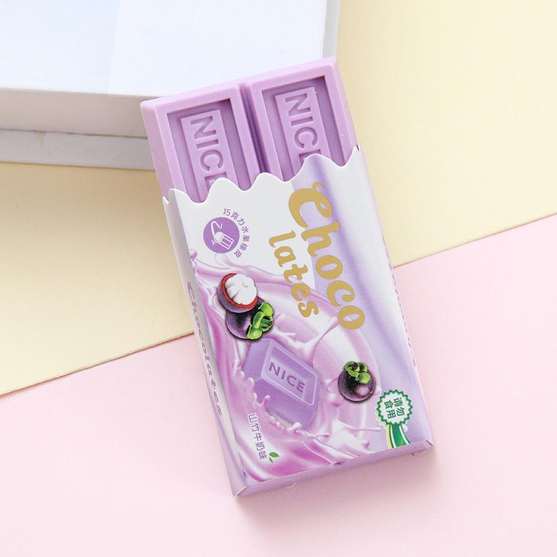 Kawaii Cartoon Chocolate Design Eraser Large Eraser Student Painting Writing Pencil Eraser Korean Stationery for School Office